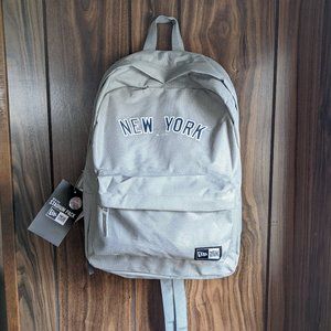 NWT Grey New York Yankees Backpack